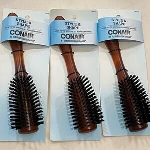 Conair brushes style & shape hair brush 3pc bundle lot NWT